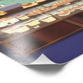 Cake Shop Counter Fotodruck (Ecke)