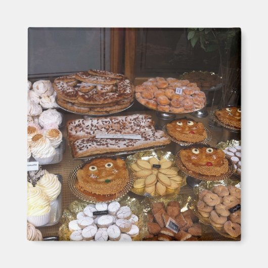 Cake Shop in Barcelona Magnet (Vorne)