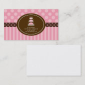 Cake Shop oder Bakery Business Cards Visitenkarte (Vorne/Hinten)