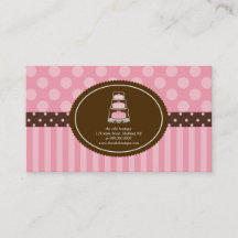 Cake Shop oder Bakery Business Cards