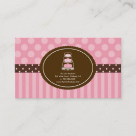 Cake Shop oder Bakery Business Cards Visitenkarte