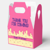 Cake Slice Cartoon Kindergeburtstag Party Geschenkschachtel (Geöffnet)