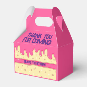 Cake Slice Cartoon Kindergeburtstag Party Geschenkschachtel