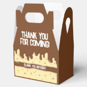 Cake Slice Cartoon Kindergeburtstag Party Geschenkschachtel (Geöffnet)