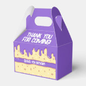 Cake Slice Cartoon Kindergeburtstag Party Geschenkschachtel (Rückseite)