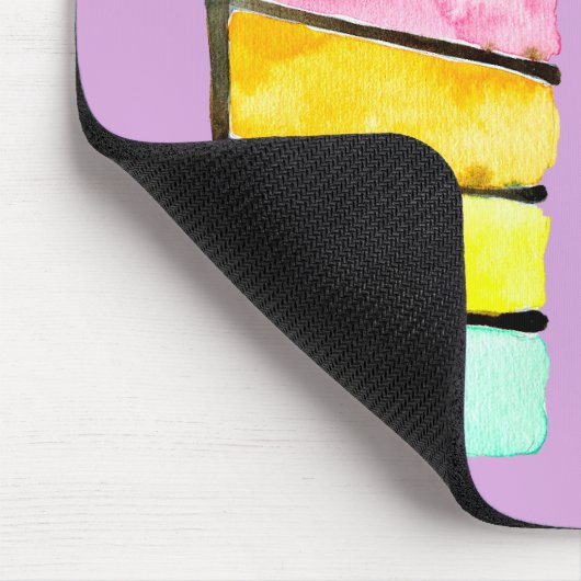 Cake Slice Regenbogenkuchen Art Mousepad (Ecke)
