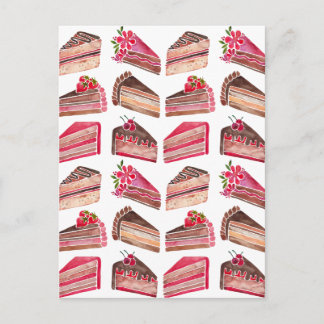 Cake Slices Postkarte