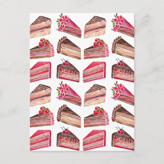 Cake Slices Postkarte (Vorderseite)