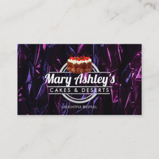 Cake Slogans Visitenkarten Visitenkarte