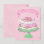 Cake Stand ~ Skripte 2 Postkarte (Vorne/Hinten)
