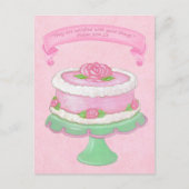 Cake Stand ~ Skripte 2 Postkarte (Vorderseite)