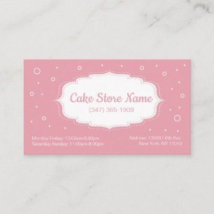 Cake Store Business Cards Visitenkarte