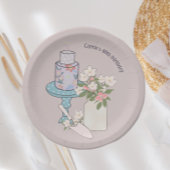 Cake Summer 40. Geburtstag Pappteller