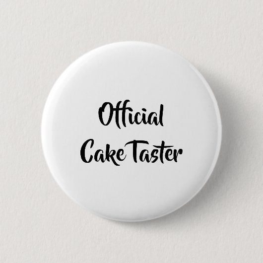 CAKE TASTER FUN BUTTON (Vorderseite)