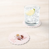 Cake & Tee Time skallopierter Untersetzer (Vor Ort)