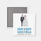 Cake Topper Save the Date Magnet (Vorderseite/Rückseite)