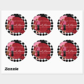 Cake Topper Sticker Ladybug (Blatt)