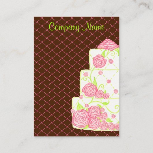 Cake-Visitenkarte Visitenkarte (Vorderseite)