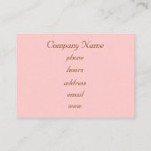 Cake-Visitenkarte Visitenkarte (Rückseite)