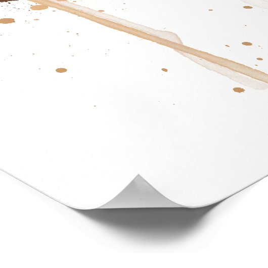 Cake Wall Art Print 'Carrot Cake'  Poster (Ecke)