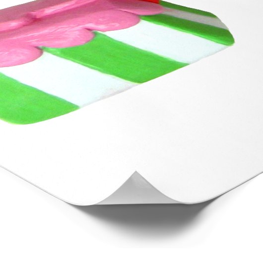 Cake Woman Poster (Ecke)