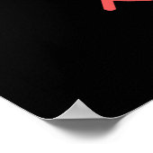 Cake-won-do Funny Taekwondo Cake Pun Dark BG Poster (Ecke)