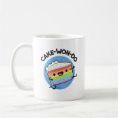 Cake-won-do Funny Taekwondo Cake Pun Kaffeetasse (Links)