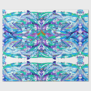Cake Zuckerguss Spritzer Art Wrapping Paper Geschenkpapier