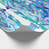 Cake Zuckerguss Spritzer Art Wrapping Paper Geschenkpapier (Ecke)