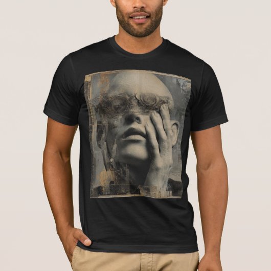 Caked in Solace – Spectral Oracle Fine Art Piece T-Shirt (Vorderseite)
