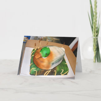 "Cakefowl" Dankeschön Karte