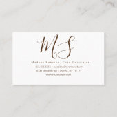 Cakepop Logo-Bogen-Fahnen-Kuchen-Dekorateur-Wirbel Visitenkarte (Rückseite)