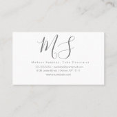 Cakepops Backkuchendekoration Wirbel Visitenkarte (Rückseite)