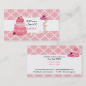Cakes Bakery Business Cards Visitenkarte (Vorne/Hinten)