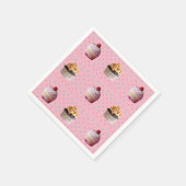 Cakes Dots Colorful Napkins Serviette (Ecke)