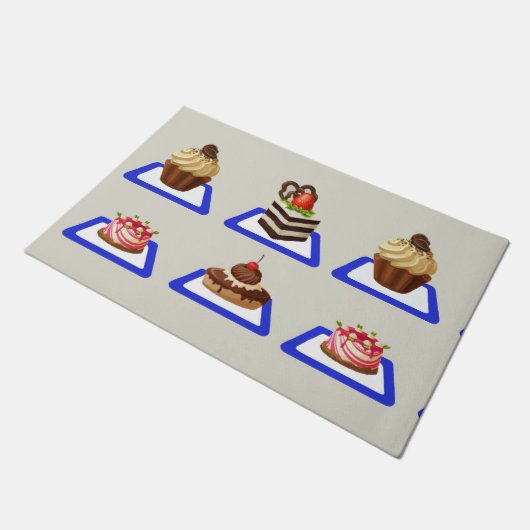 Cakes House Fußmatte (Schrägansicht)