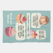 Cakes Kitchen Wisdom Conversion Personalisiert Geschirrtuch (Horizontal)