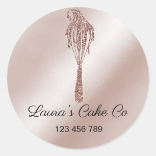 Cakes Süßigkeiten Cupcake Zuhause Bäckerei Giro de Runder Aufkleber