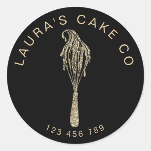 Cakes Süßigkeiten Cupcake Zuhause Bäckerei Giro de Runder Aufkleber