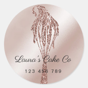 Cakes Süßigkeiten Cupcake Zuhause Bäckerei Giro de Runder Aufkleber