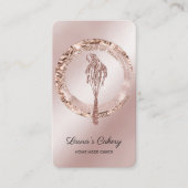 Cakes & Süßigkeiten Cupcake Zuhause Bäckerei Tropf Visitenkarte (Vorderseite)