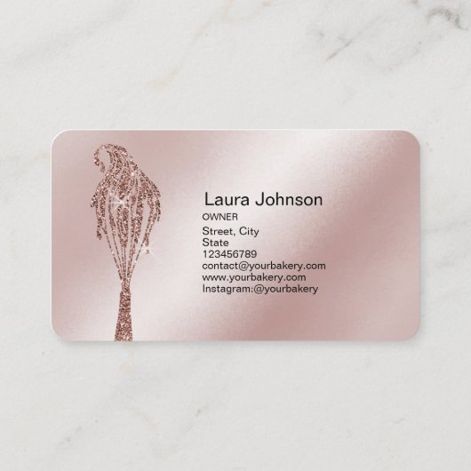 Cakes & Süßigkeiten Cupcake Zuhause Bäckerei Tropf Visitenkarte (Rückseite)