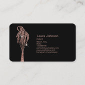 Cakes & Süßigkeiten Cupcake Zuhause Bäckerei Tropf Visitenkarte (Rückseite)