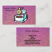 Cakes & Süßigkeiten Zuhause Bäckerei Driving Busin Visitenkarte (Vorne/Hinten)