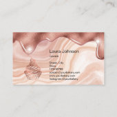 Cakes & Sweets Cupcake Home Bakery Rustic Vintage Visitenkarte (Rückseite)