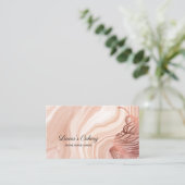 Cakes & Sweets Cupcake Home Bakery Rustic Vintage Visitenkarte (Stehend Vorderseite)