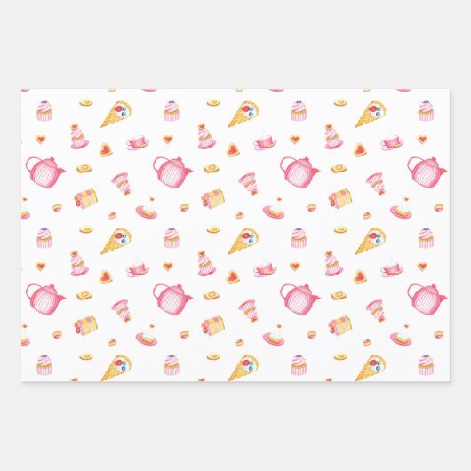 CAKES und Goodies Geschenkpapier Set (Vorderseite 3)