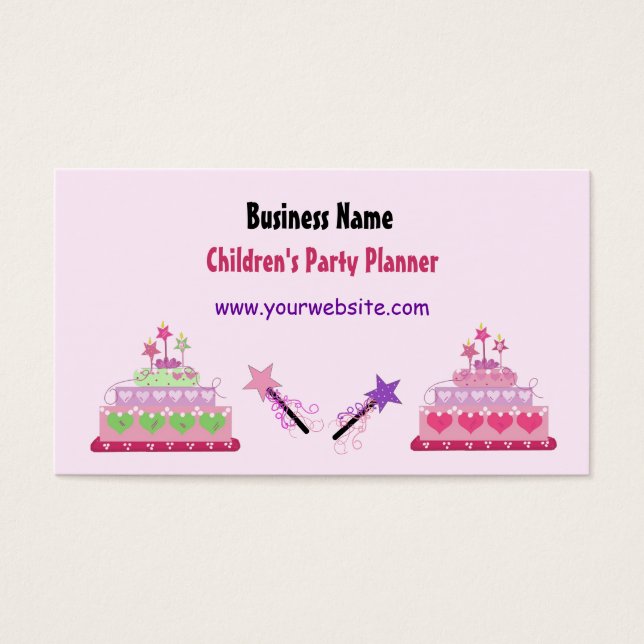Cakes und Wands Children's Party Planner (Vorderseite)