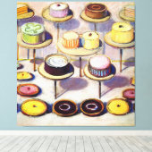 Cakes - Wayne Thiebaud Leinwanddruck (Insitu (Holzboden))