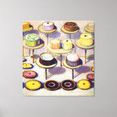 Cakes - Wayne Thiebaud Leinwanddruck (Vorderseite)